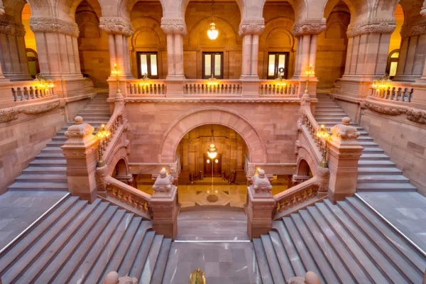 Million dollar staircase in NYS Capitol