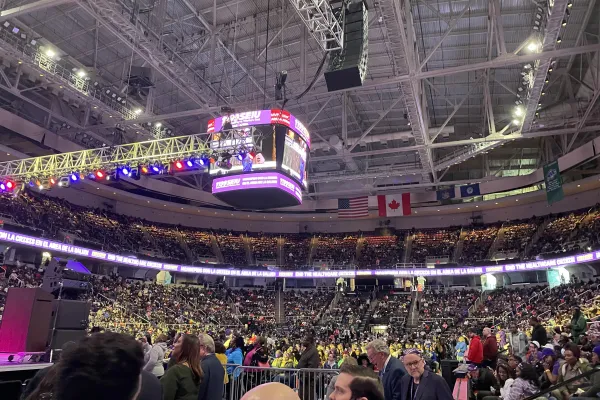 17,000 1199SEIU members at rally in MVP arena