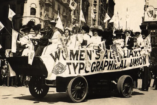 Historical photo of Women's Auxilary Typographical Union