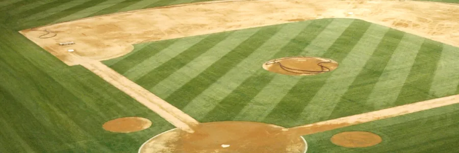 Photo of a baseball field