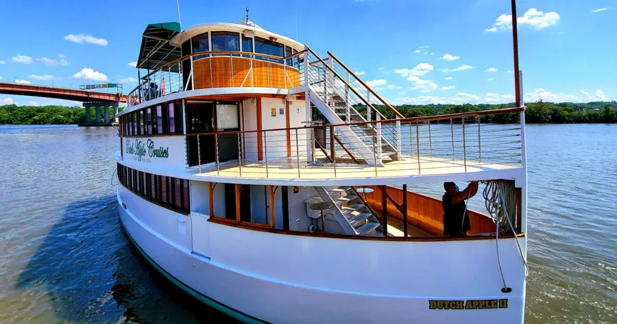dutch apple cruises boat on water
